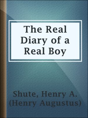 cover image of The Real Diary of a Real Boy